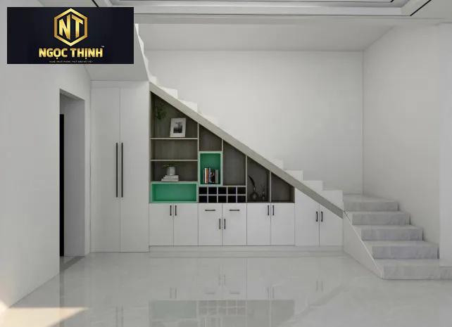 Xưởng Nội Thất Ngọc Thịnh Long Thành -  Tủ gầm cầu thang mang lại những lợi ích lớn lao cho những ngôi nhà có diện tích nhỏ.